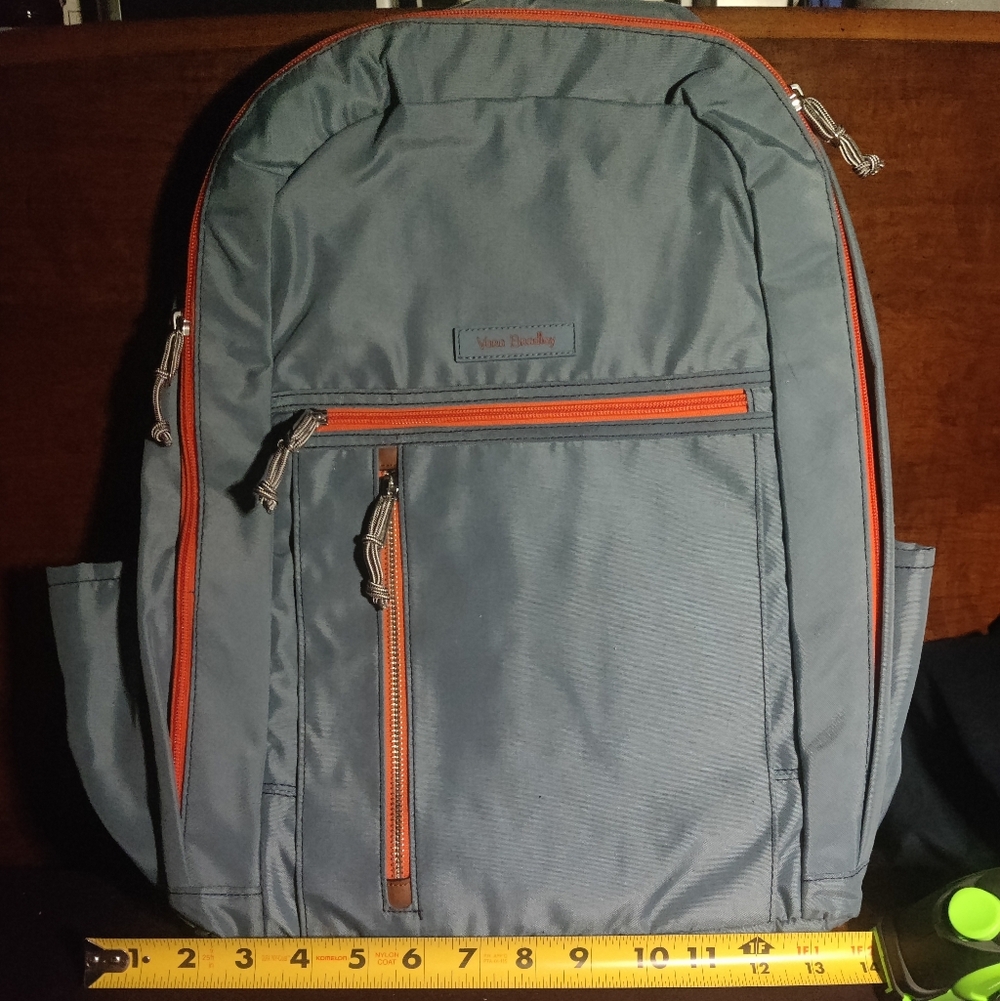 Vera Bradley Lighten Up Backpack In Mineral Blue XL